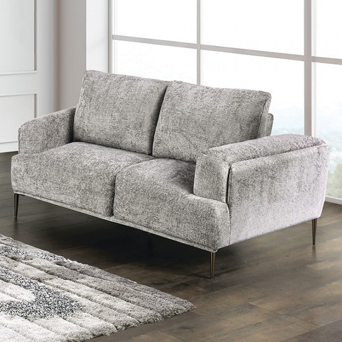 Gladbach Gray Upholstery Living Room Set by Furniture of America at Eve Furniture