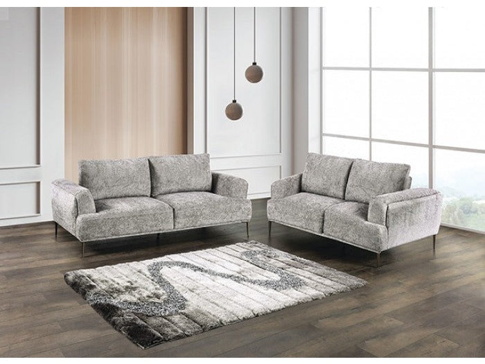 Gladbach Gray Upholstery Living Room Set by Furniture of America at Eve Furniture