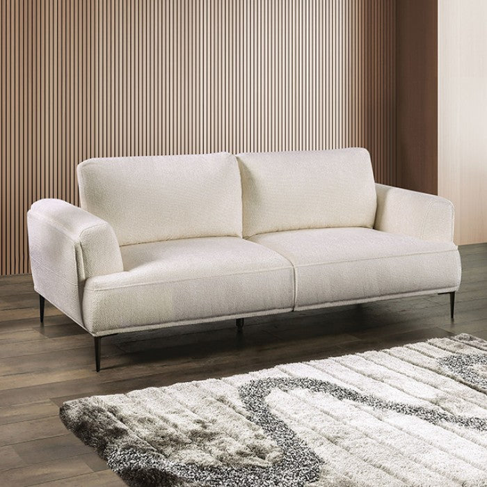 Gladbach Linen White Sofa