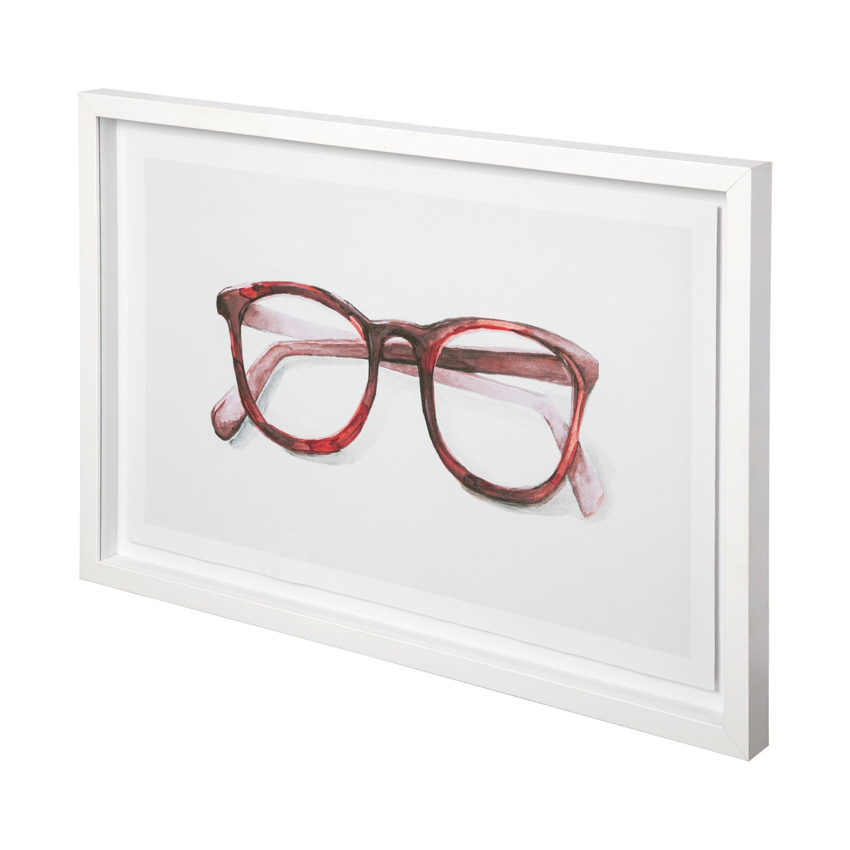 Glasses Red by Mercana Studio a Framed Art Print Matted under Glass by Mercana at Eve Furniture