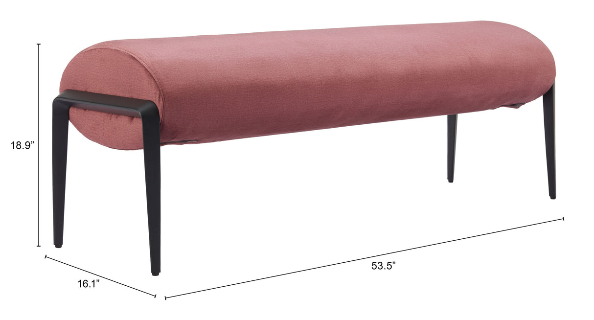 Glatt Brown Bench by Zuomod at Eve Furniture