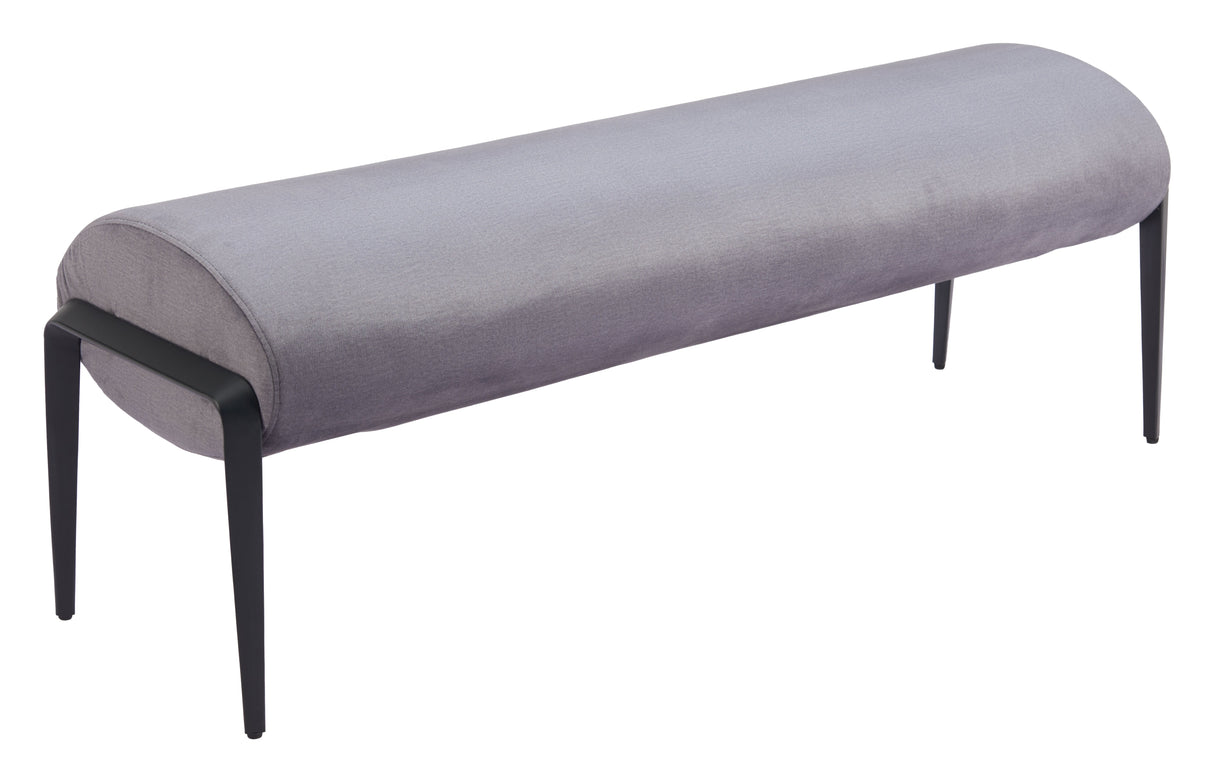 Glatt Gray Bench by Zuomod at Eve Furniture