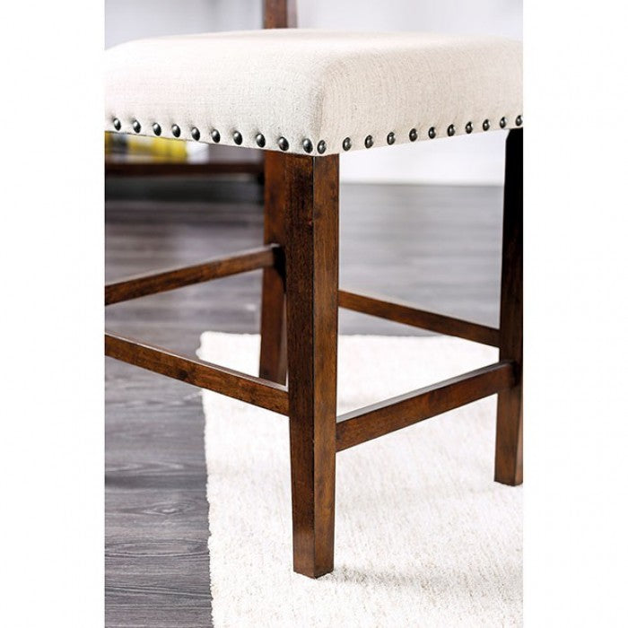 Glenbrook Brown Cherry Side Chair Set of 2 by Furniture of America at Eve Furniture