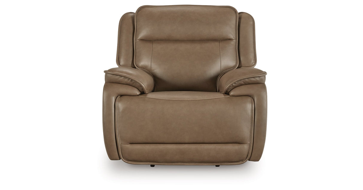 Glencroft Sahara Power Recliner by Ashley at Eve Furniture