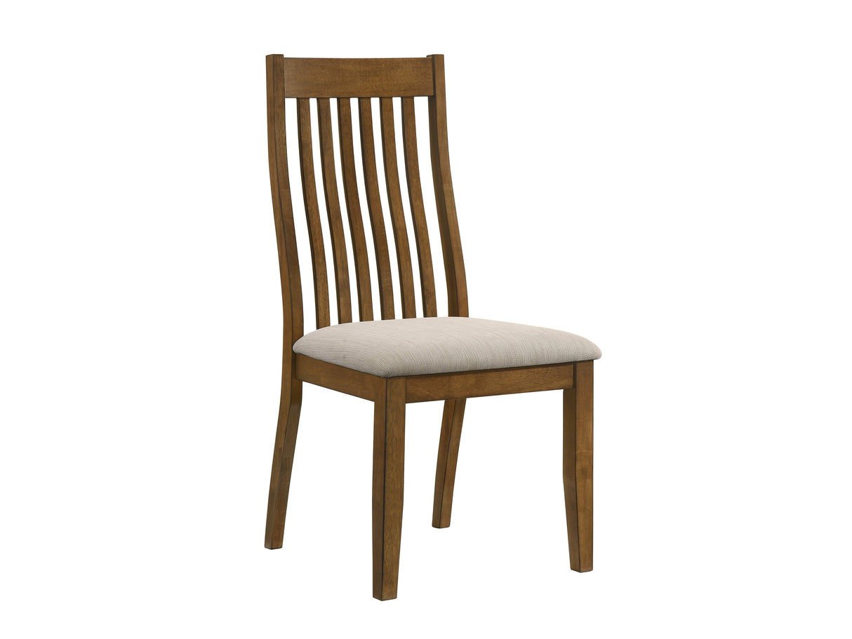 Glendale Beige/Brown Dining Side Chair (Set of 2) by Crown Mark at Eve Furniture