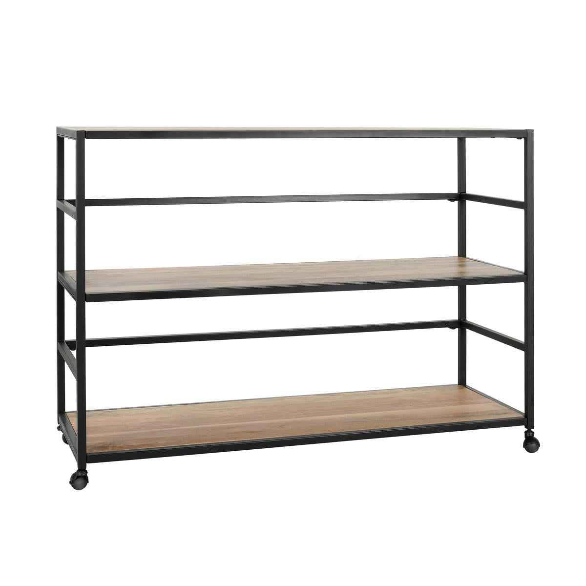 Glendora Black/Natural Rack by Classic Home at Eve Furniture