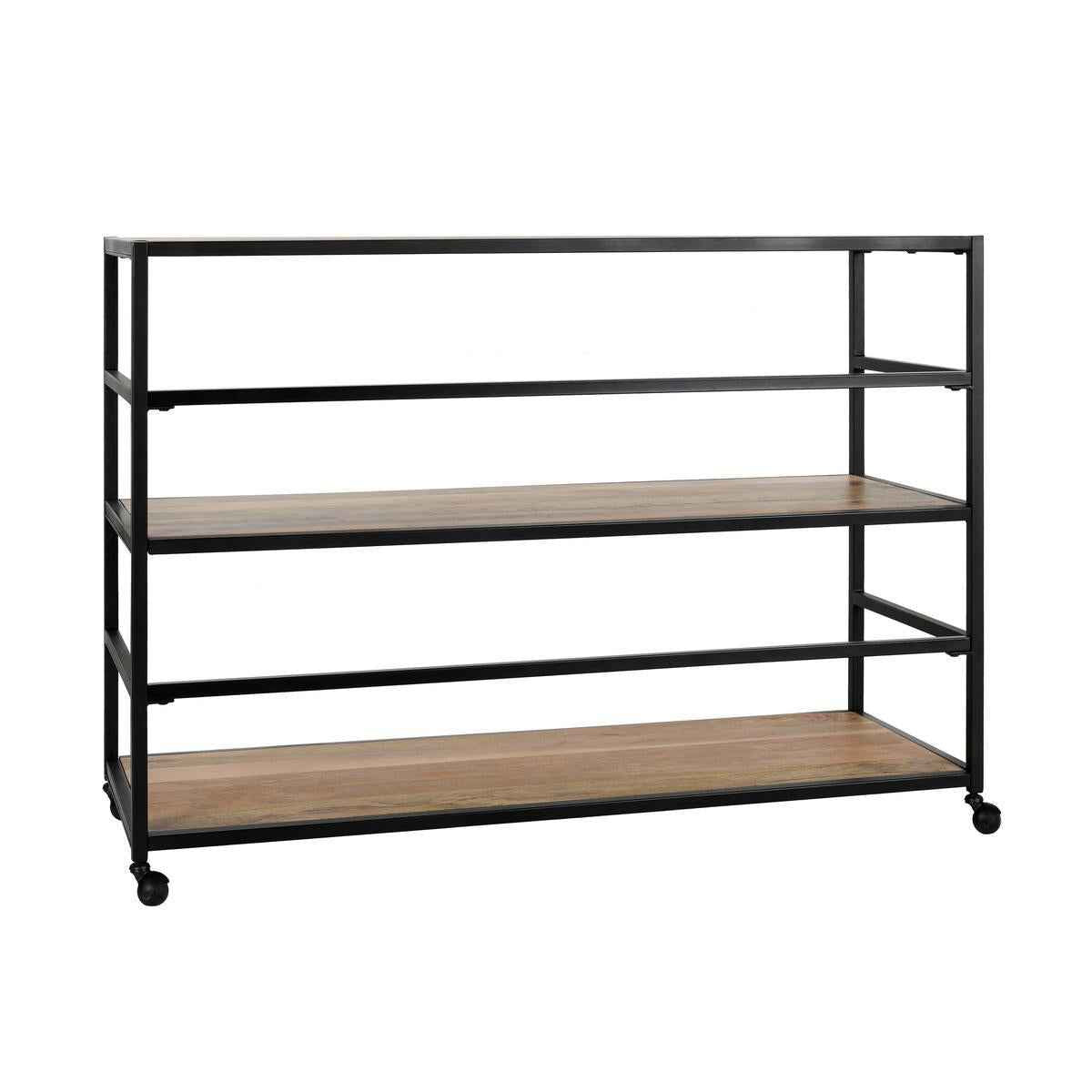 Glendora Black/Natural Rack by Classic Home at Eve Furniture