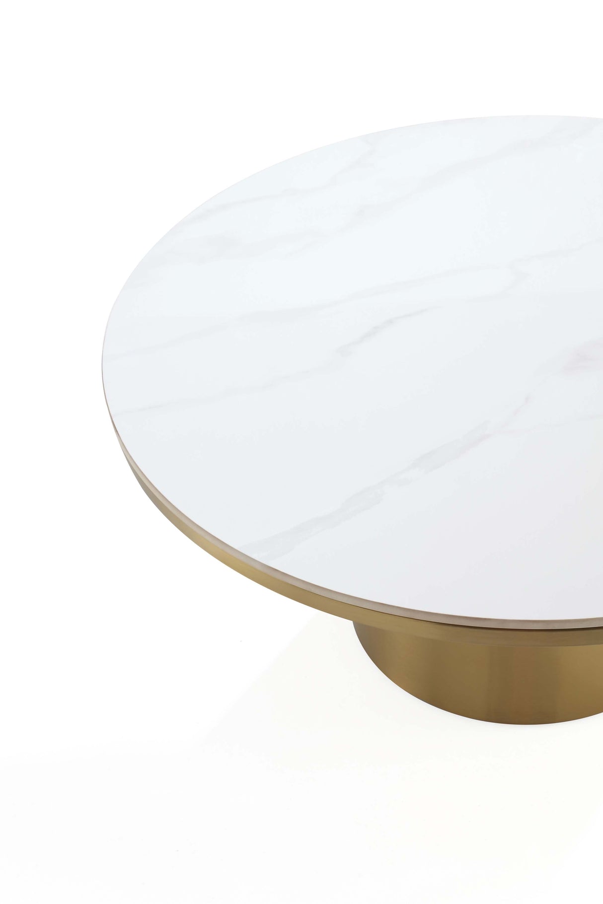 Glenn Coffee Table and End Table in Gold (set of 2) by Manhattan Comfort at Eve Furniture