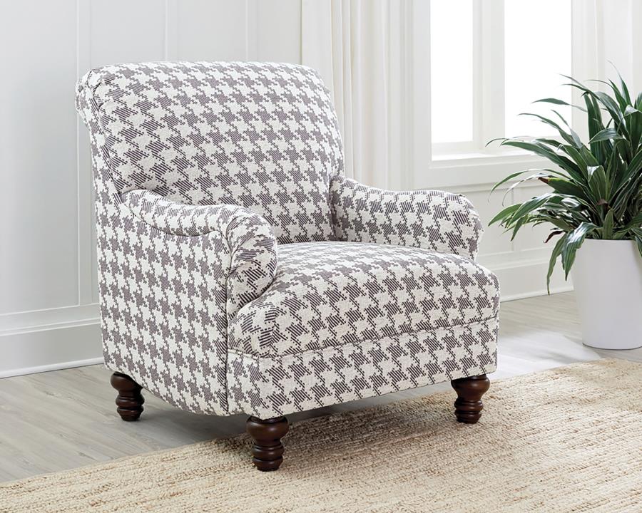 Glenn Gray Upholstered Accent Chair by Coaster at Eve Furniture
