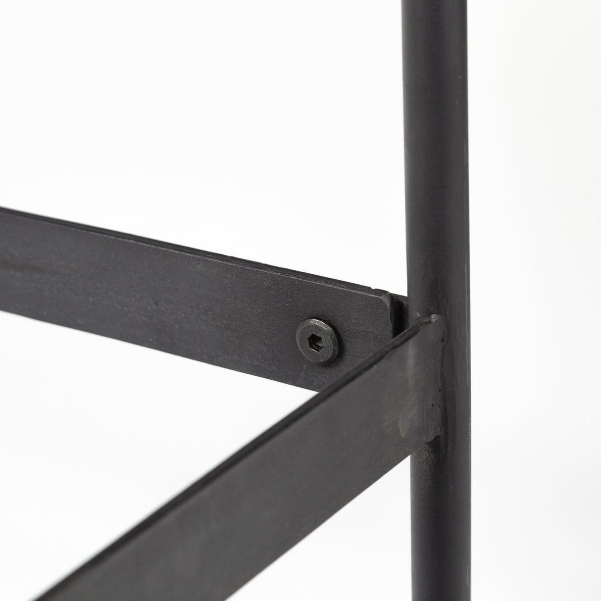 Glenn III Dark Brown Wood w/ Black Iron Frame, 4 Drawer Console Table by Mercana at Eve Furniture