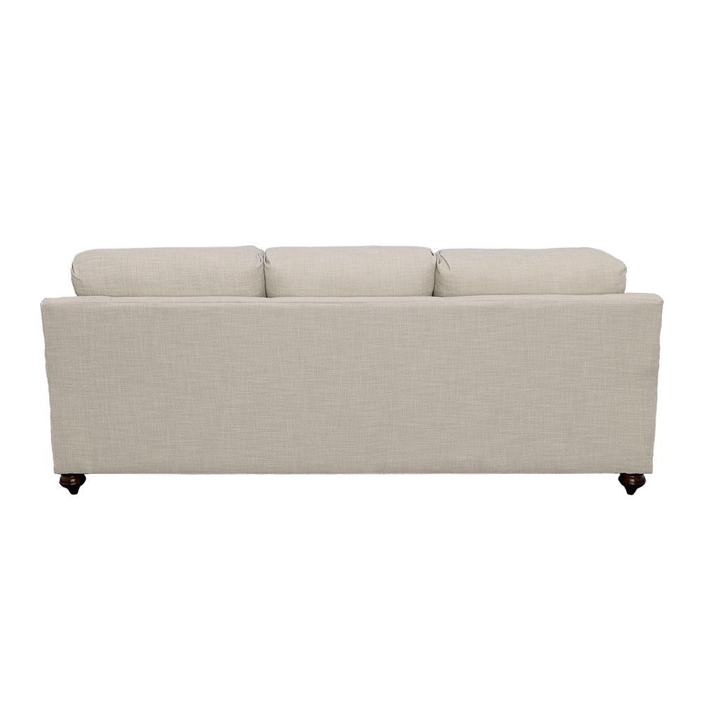 Glenn Upholstered English Arm Sofa Light Grey and Blue by Coaster at Eve Furniture