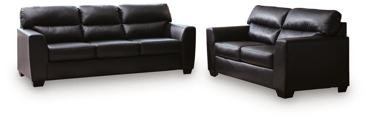 Glennbre Midnight Living Room Set by Ashley at Eve Furniture