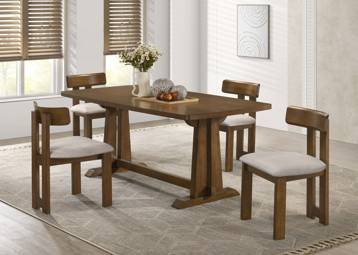 Glenwick Brown Dining Chair, Set of 2 by Crown Mark at Eve Furniture