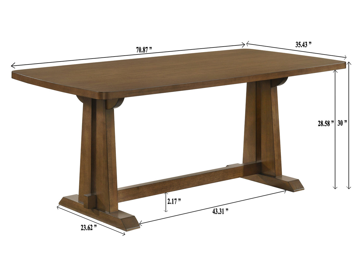 Glenwick Brown Dining Table by Crown Mark at Eve Furniture