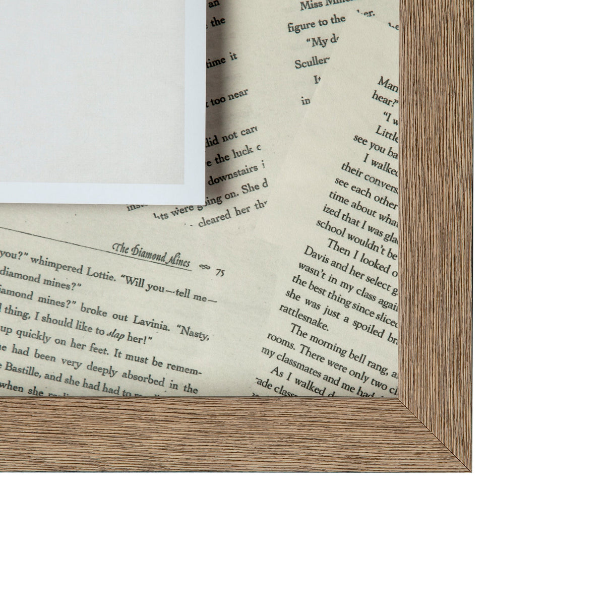 Glued by Sam Appleman a Framed Art Print Matted under Glass by Mercana at Eve Furniture