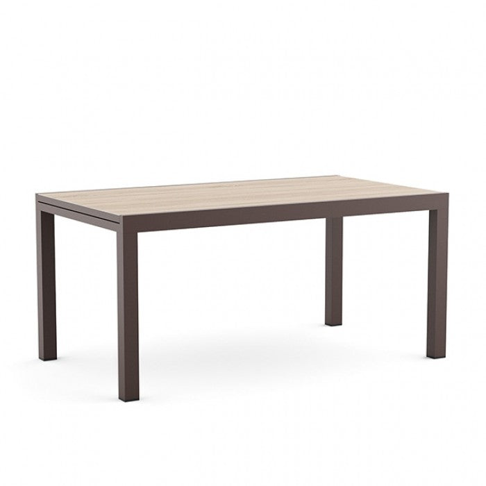 Monza Gun Metal/Gray Dining Table