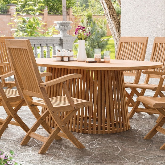 Lovina Natural Oval Dining Table
