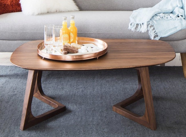 Godenza Coffee Table Small - Walnut by Moe's Home at Eve Furniture