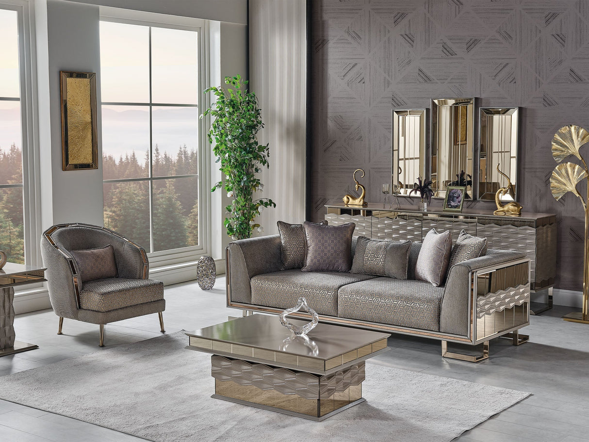 Gokce Chair Grey by Furnia at Eve Furniture