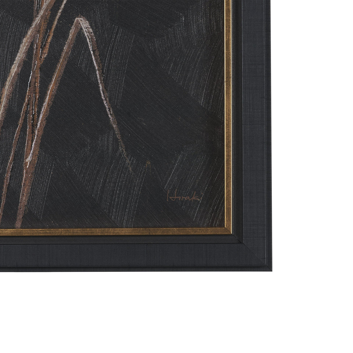 Golden Grasses V by Mercana Studio Hand Embelished Textured Framed Artwork Matted by Mercana at Eve Furniture