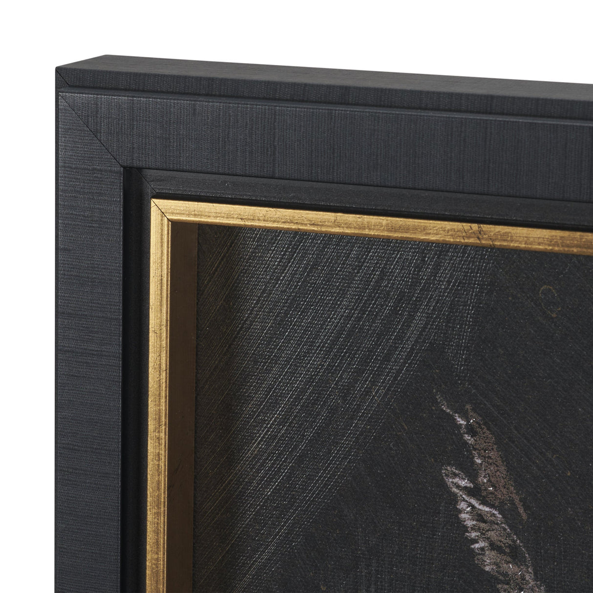 Golden Grasses V by Mercana Studio Hand Embelished Textured Framed Artwork Matted by Mercana at Eve Furniture