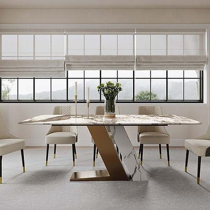 Goldie 79" Dining Room Set by New Era Innovations at Eve Furniture