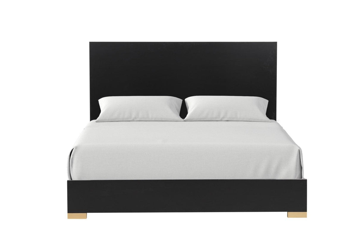 Goldsberg Black King Panel Bed by Furniture of America at Eve Furniture