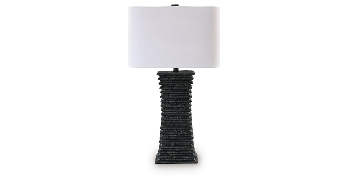 Golzar Black Table Lamp by Ashley at Eve Furniture