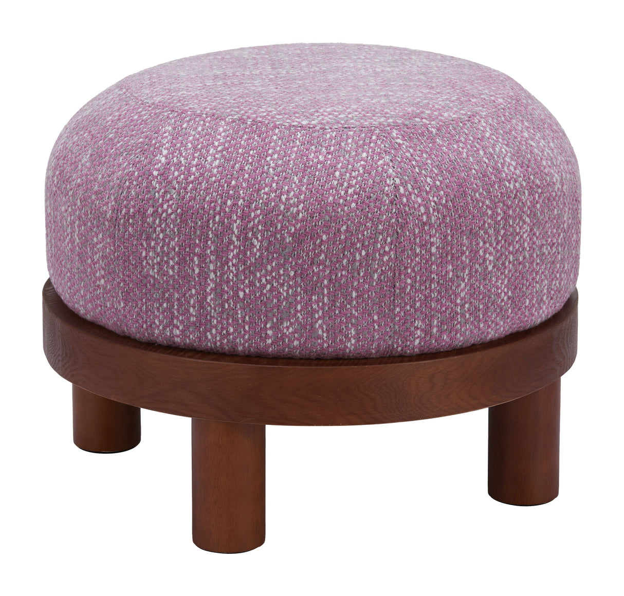 Gome Purple Ottoman Wisteria by Zuomod at Eve Furniture
