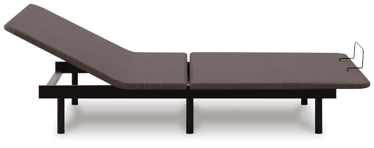 Good Charcoal Gray California King Head & Foot Adjustable Base by Ashley at Eve Furniture