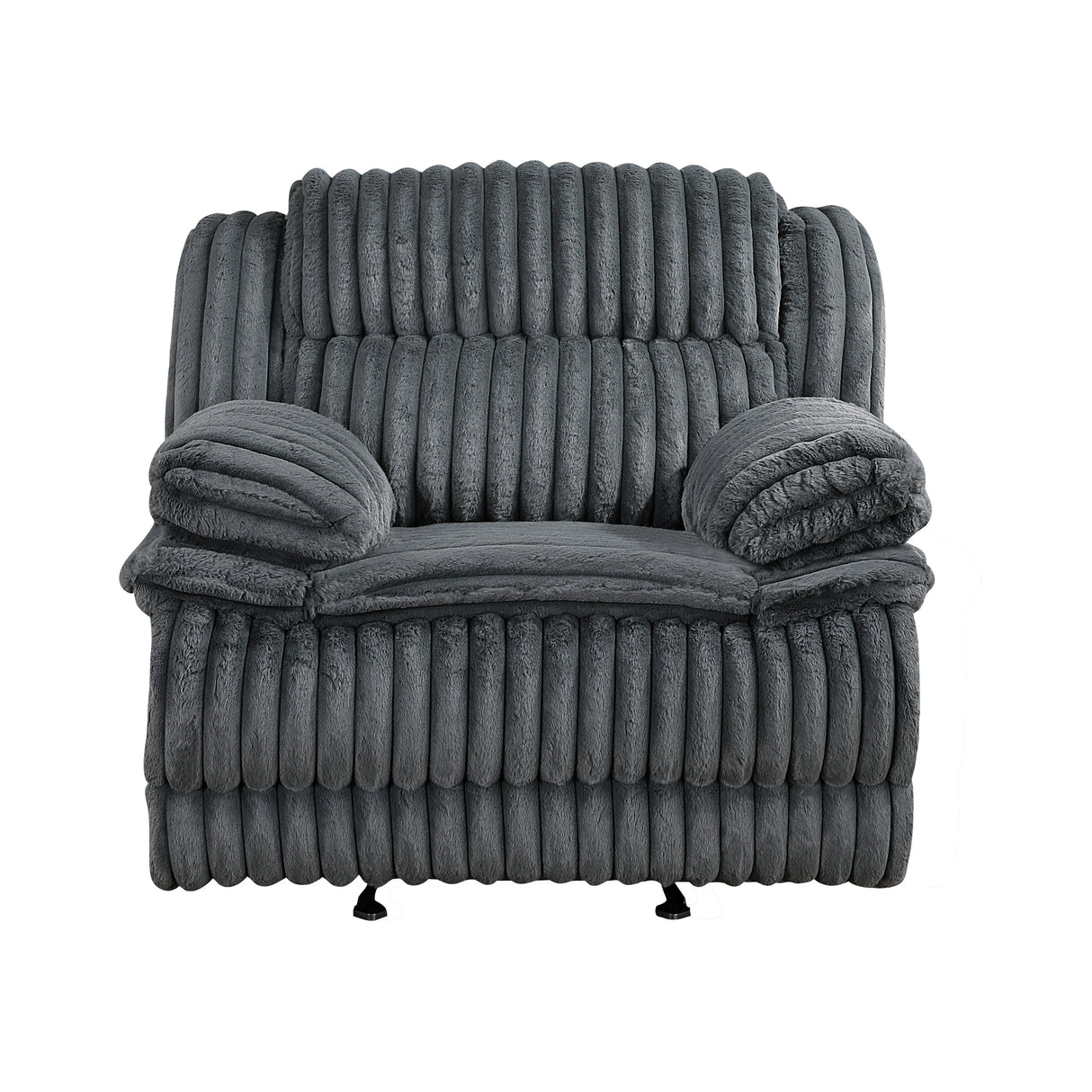 Goodland Dark Gray Double Reclining Living Room Set by Homelegance at Eve Furniture