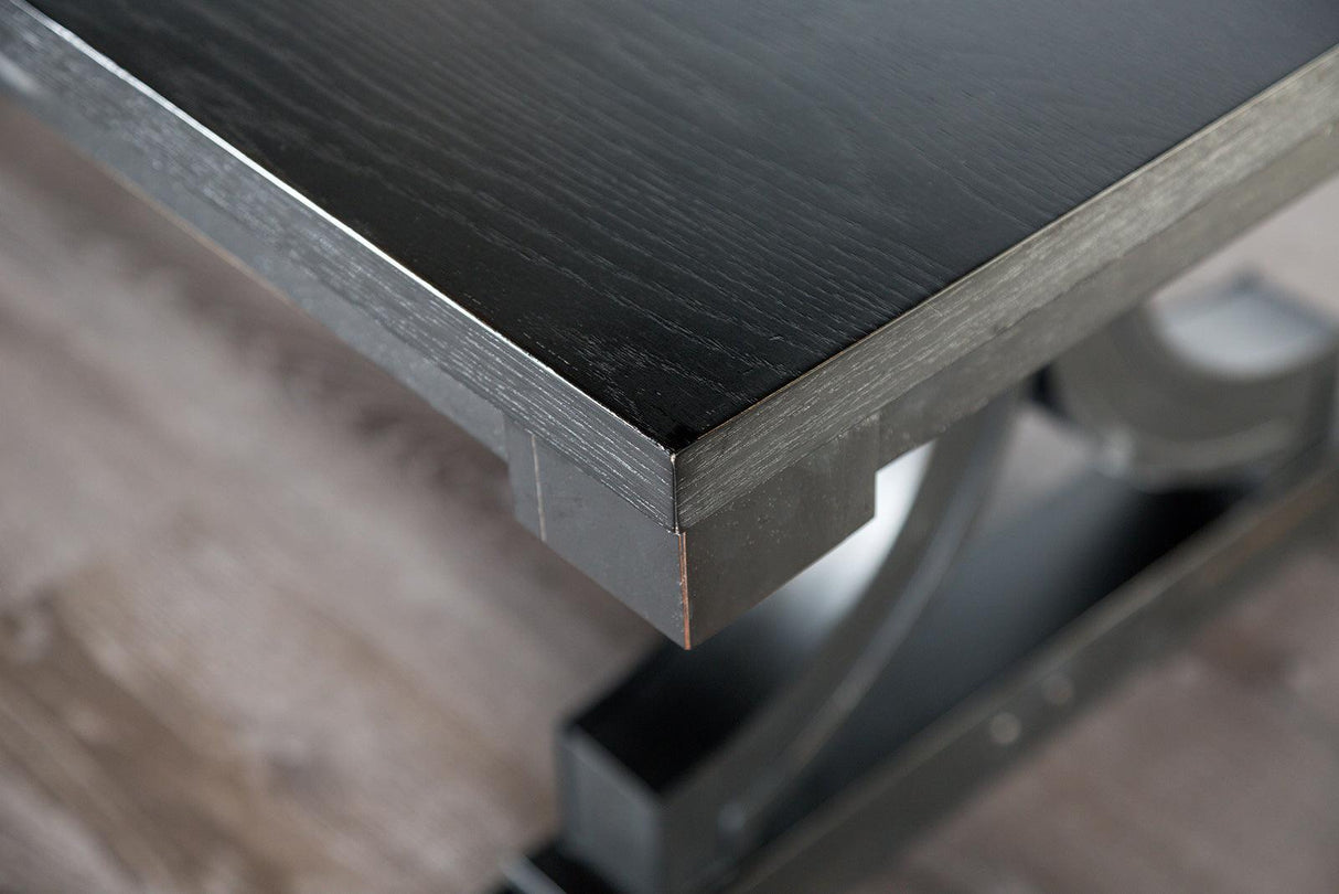 Gosport Black Dining Table by Furniture of America at Eve Furniture