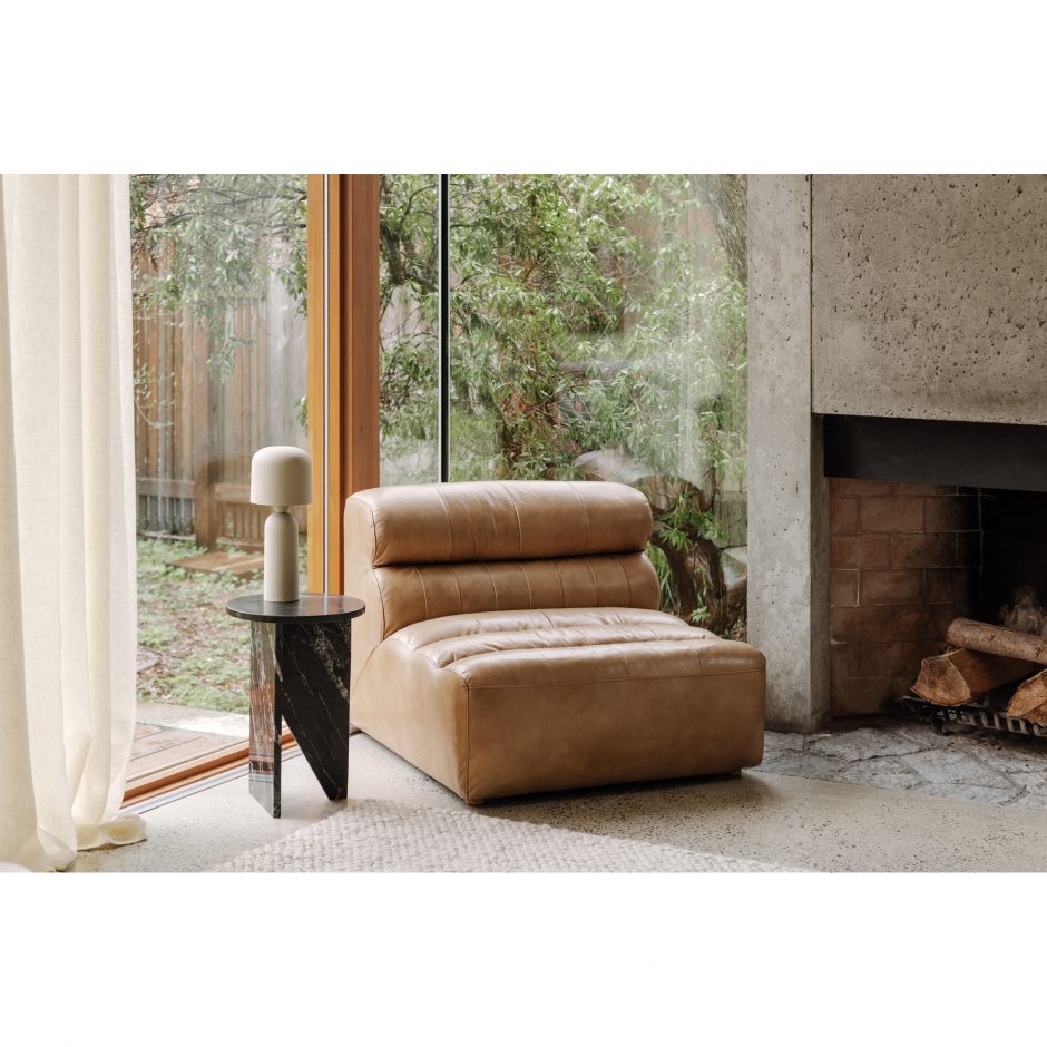 Grace Accent Table Black Marble by Moe's Home at Eve Furniture