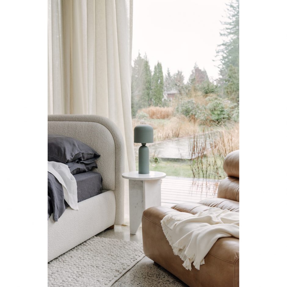 Grace Accent Table White Marble by Moe's Home at Eve Furniture