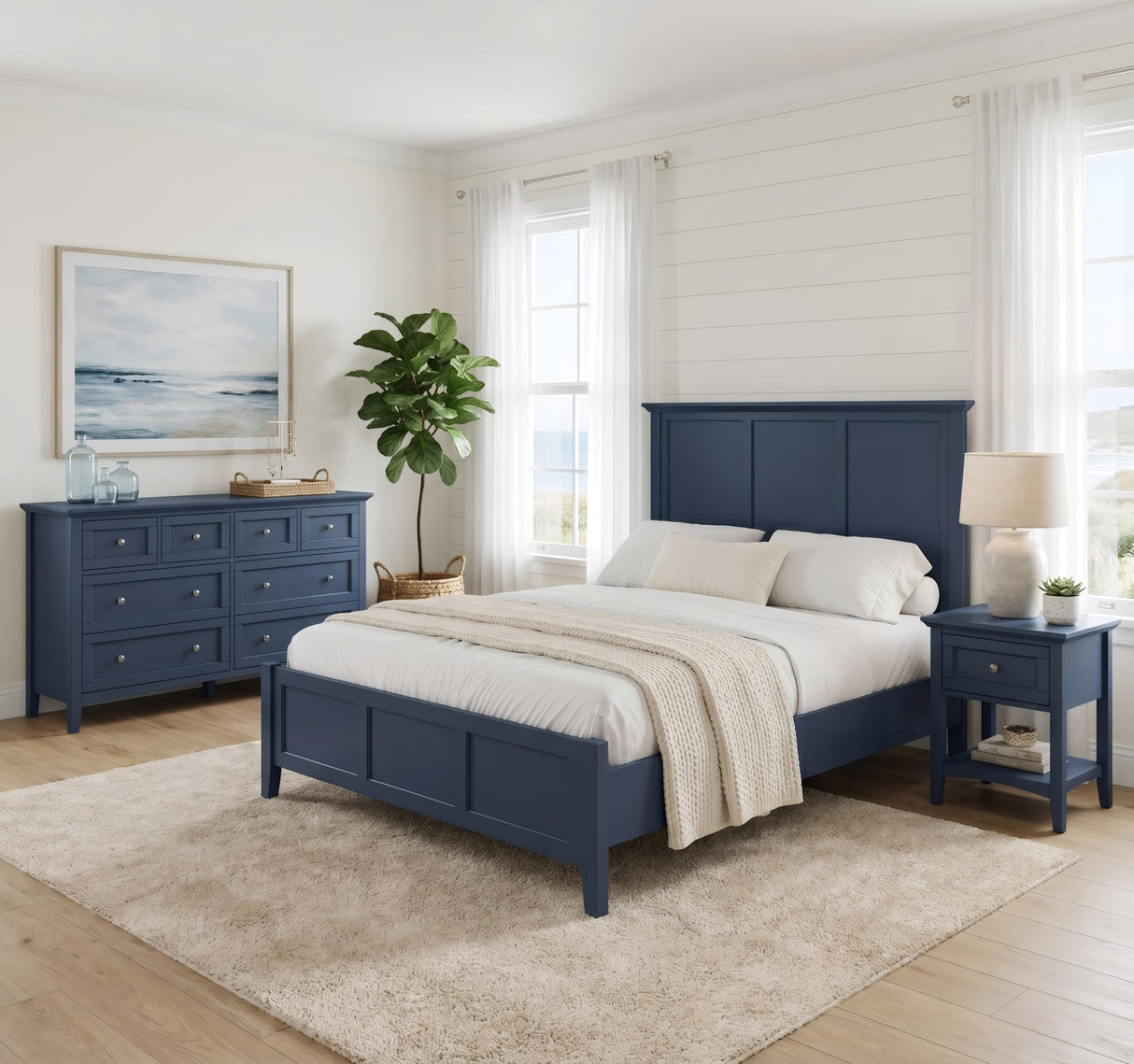 Grace Blueberry Six Drawer Dresser