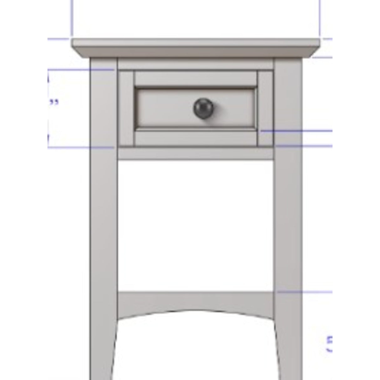 Grace Drink Table - El Gry by Modus Furniture at Eve Furniture