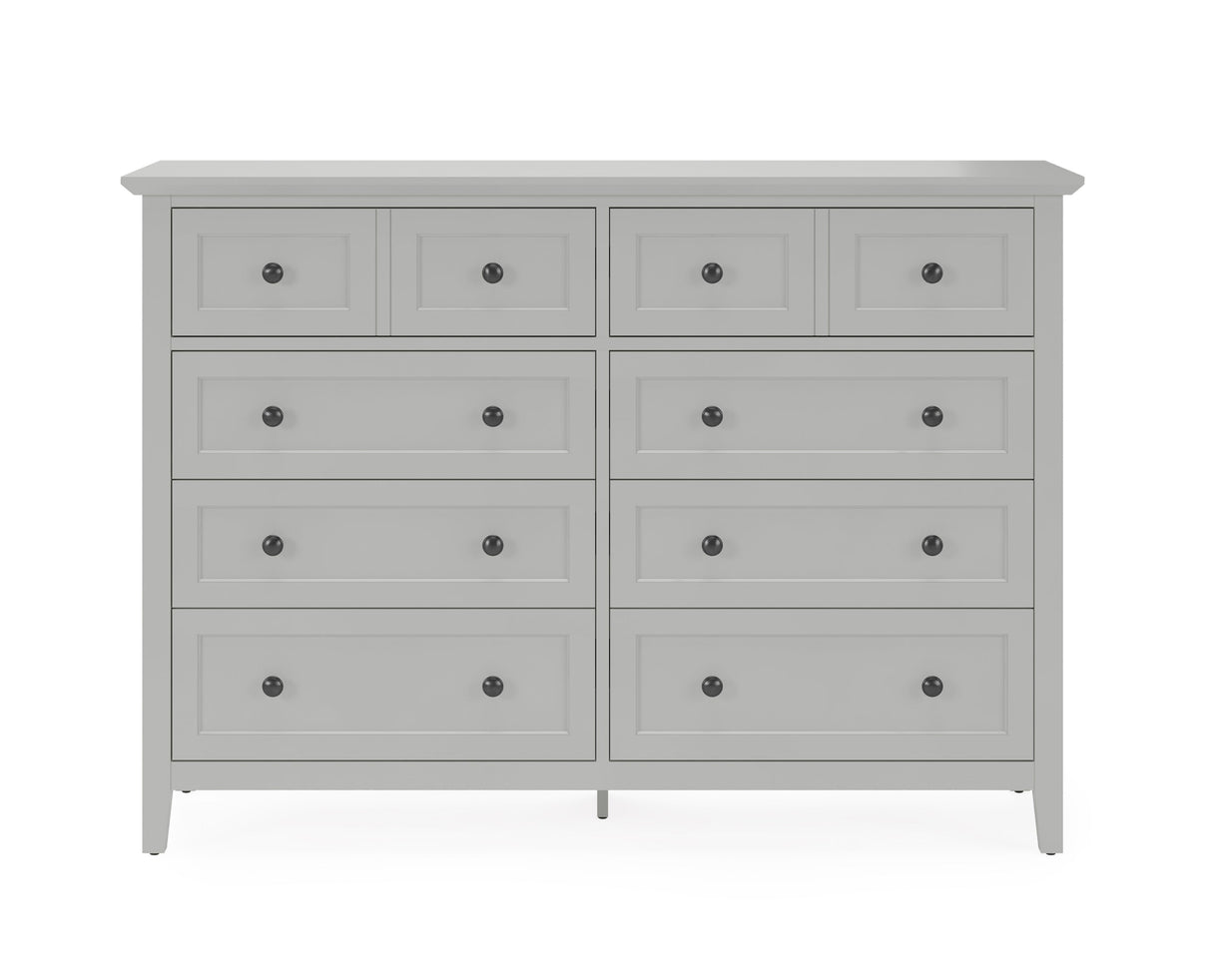 Grace Eight Drawer Dresser in Elephant Gray by Modus Furniture at Eve Furniture