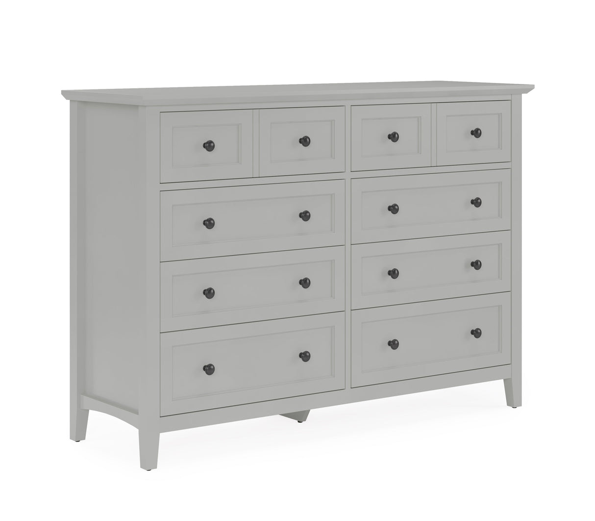 Grace Eight Drawer Dresser in Elephant Gray by Modus Furniture at Eve Furniture
