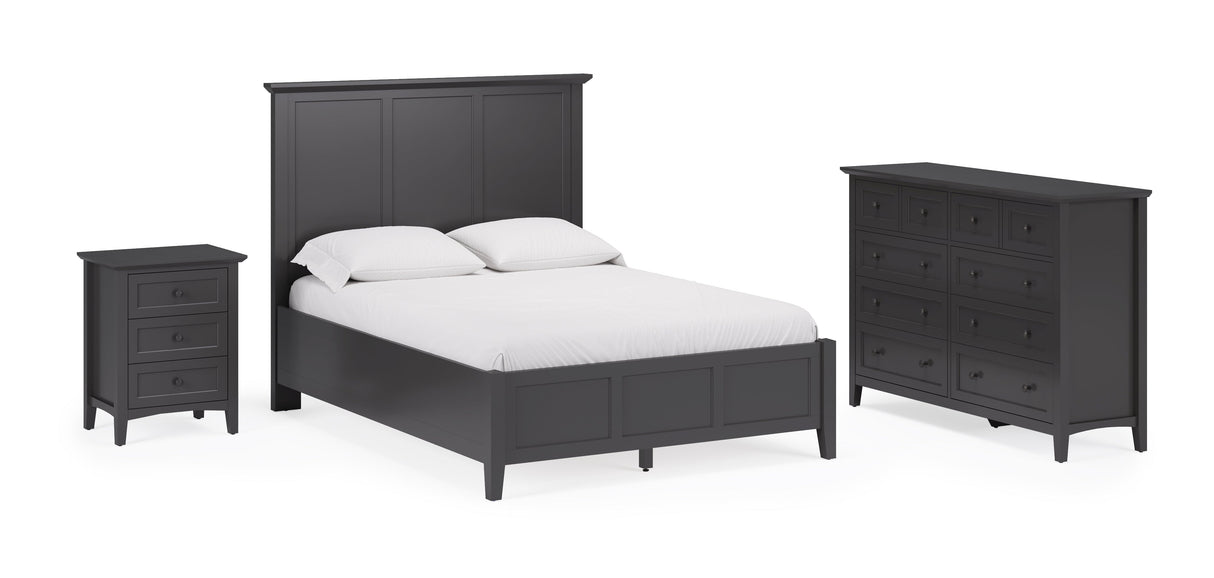 Grace Eight Drawer Dresser in Raven Black by Modus Furniture at Eve Furniture