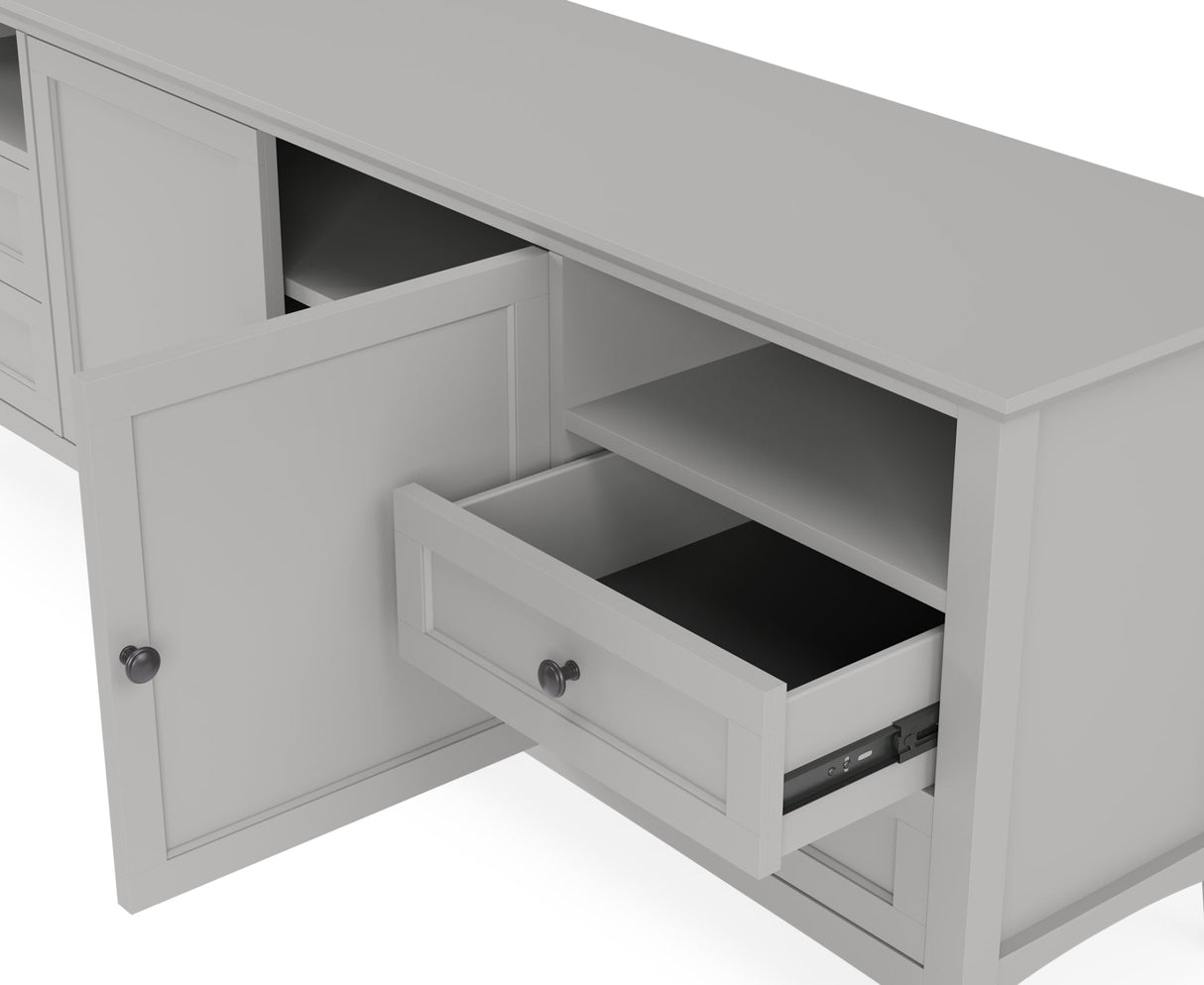 Grace Elephant Grey Entertainment Console 84W by Modus Furniture at Eve Furniture