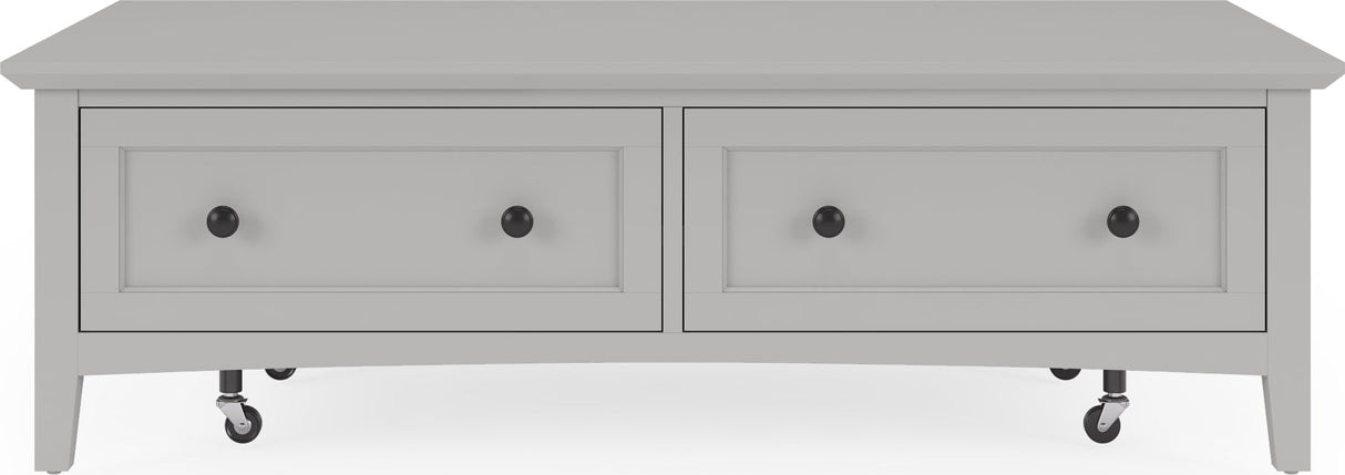 Grace Elephant Grey Rectangle Coffee Table by Modus Furniture at Eve Furniture
