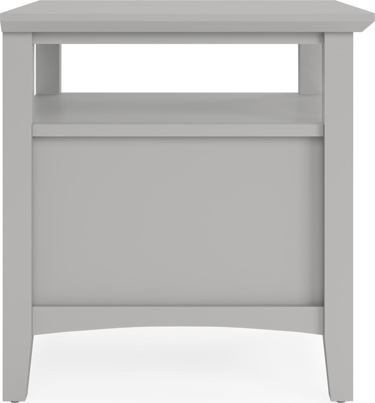 Grace Elephant Grey Square End Table by Modus Furniture at Eve Furniture