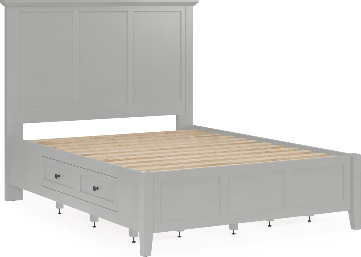Grace Elephant Grey Twin Storage Bed by Modus Furniture at Eve Furniture