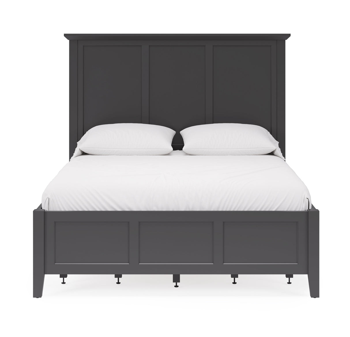 Grace Four Drawer Eastern King Platform Storage Bed in Raven Black by Modus Furniture at Eve Furniture
