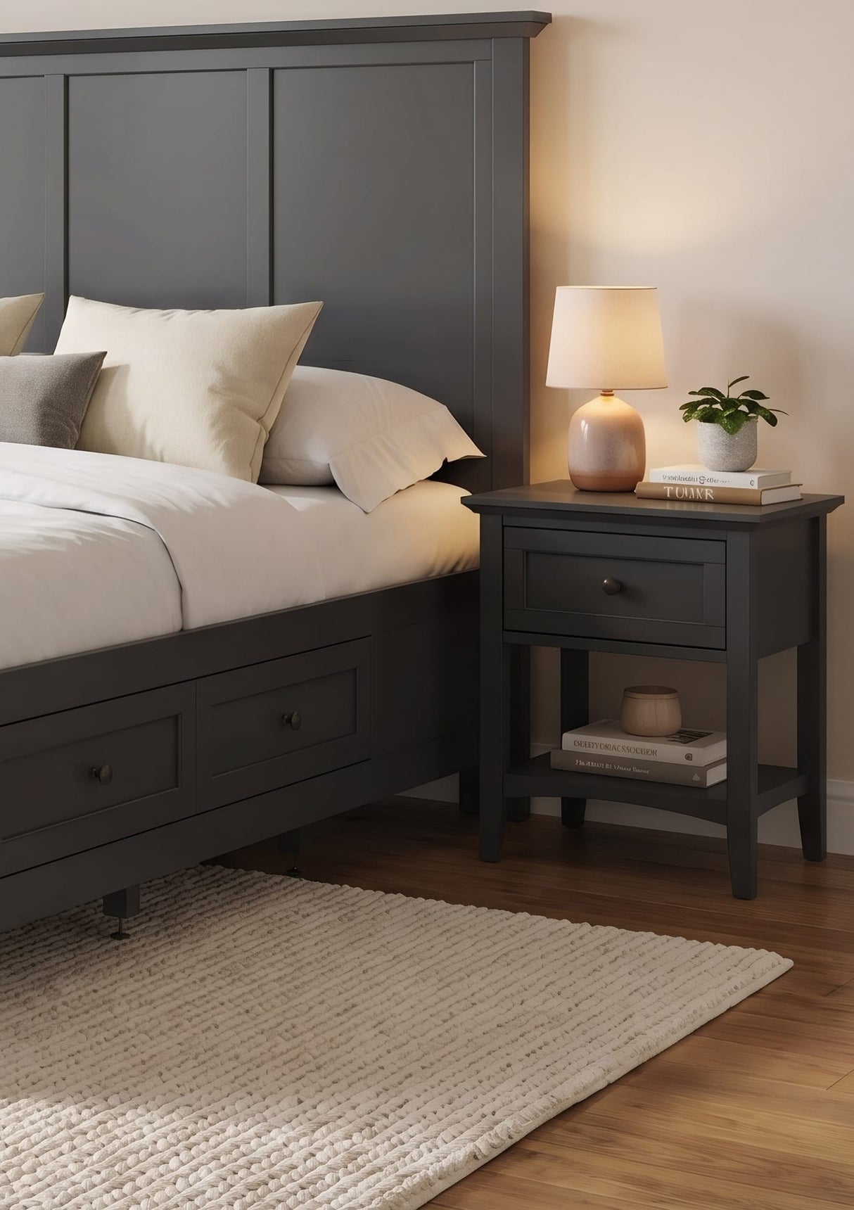Grace Raven Small Nightstand