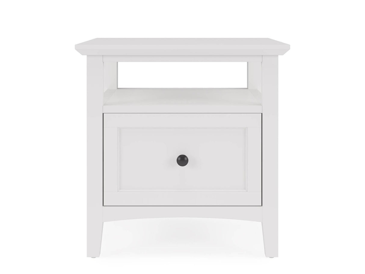 Grace Snowfall Square End Table by Modus Furniture at Eve Furniture