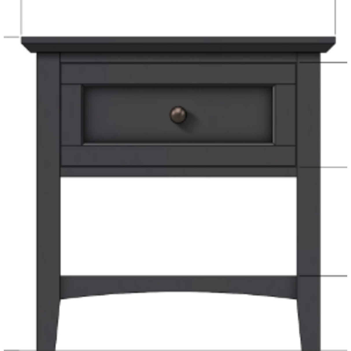 Grace Square End Table - Rvn by Modus Furniture at Eve Furniture