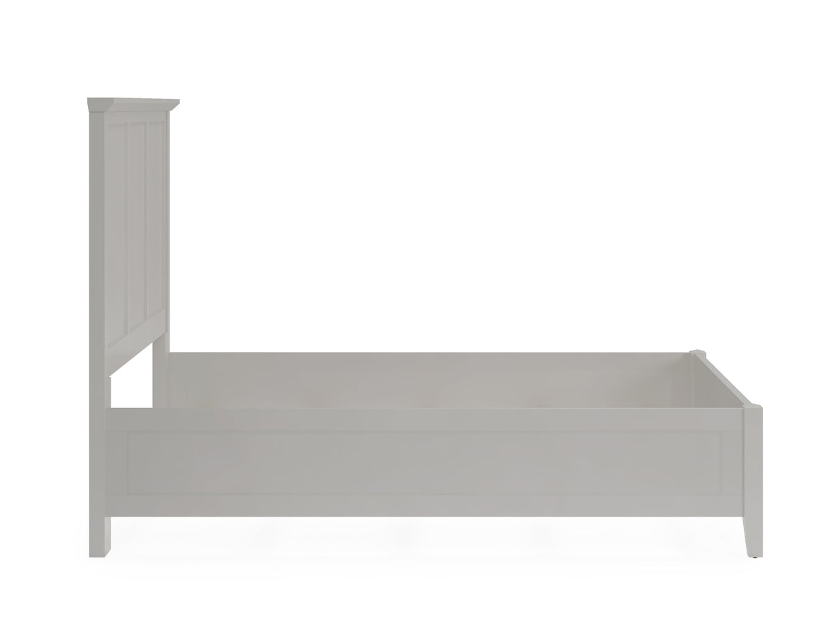 Grace Three Eastern King Panel Bed in Elephant Grey by Modus Furniture at Eve Furniture