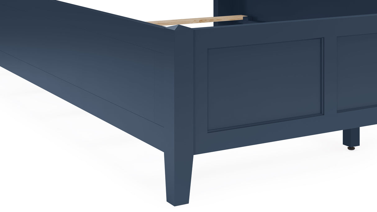 Grace Three Queen Panel Bed in Blueberry by Modus Furniture at Eve Furniture