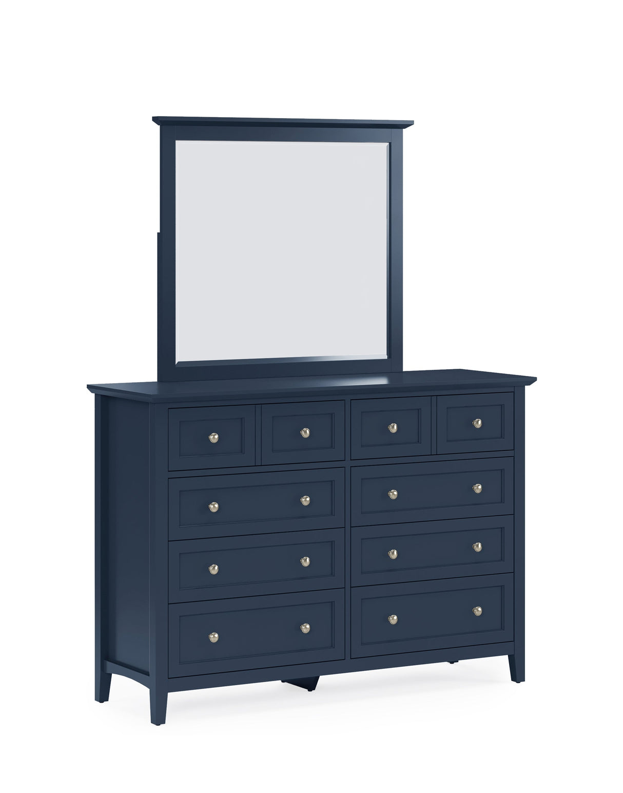 Grace Wall or Dresser Mirror in Blueberry by Modus Furniture at Eve Furniture